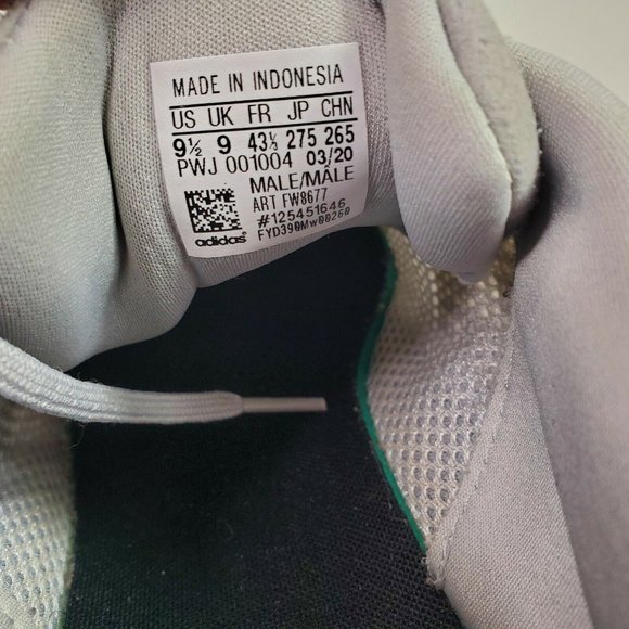 adidas Duramo SL Mens 9.5 Shoes Running Training Athletic Sneakers Gray FW8677 - Picture 4 of 11